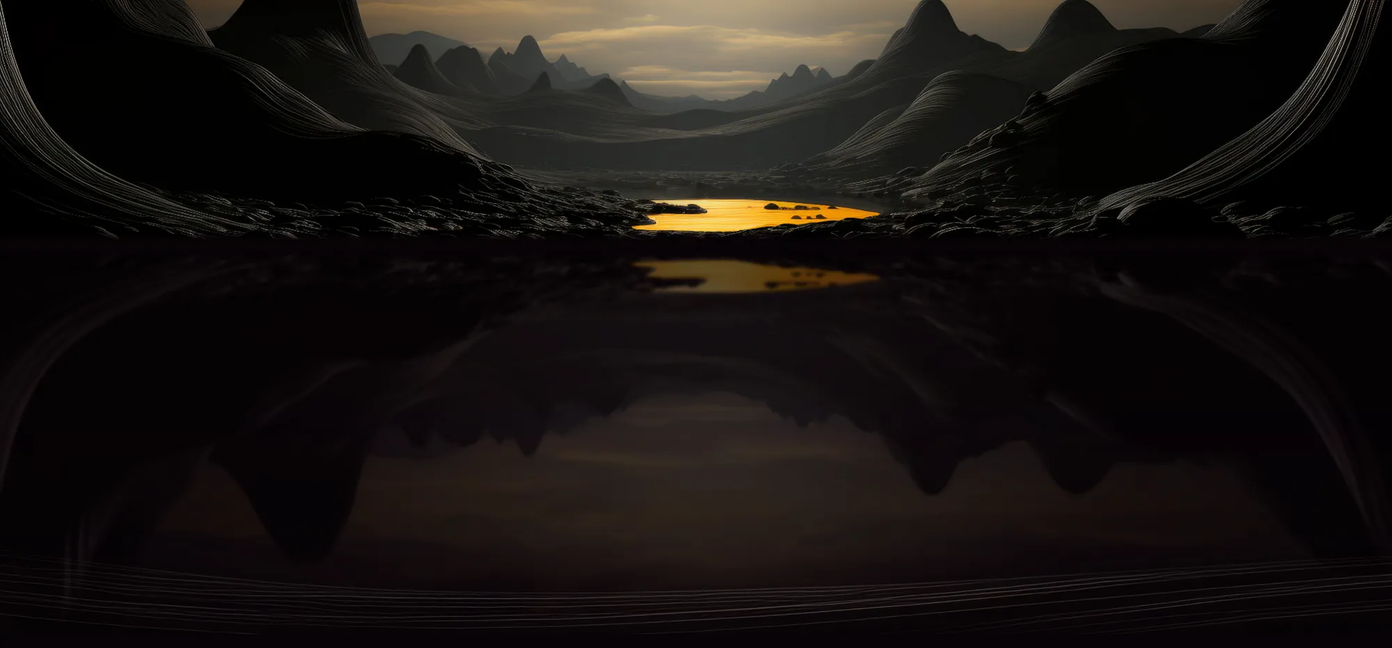 Использование эффекта отражения для создания иллюзии озера