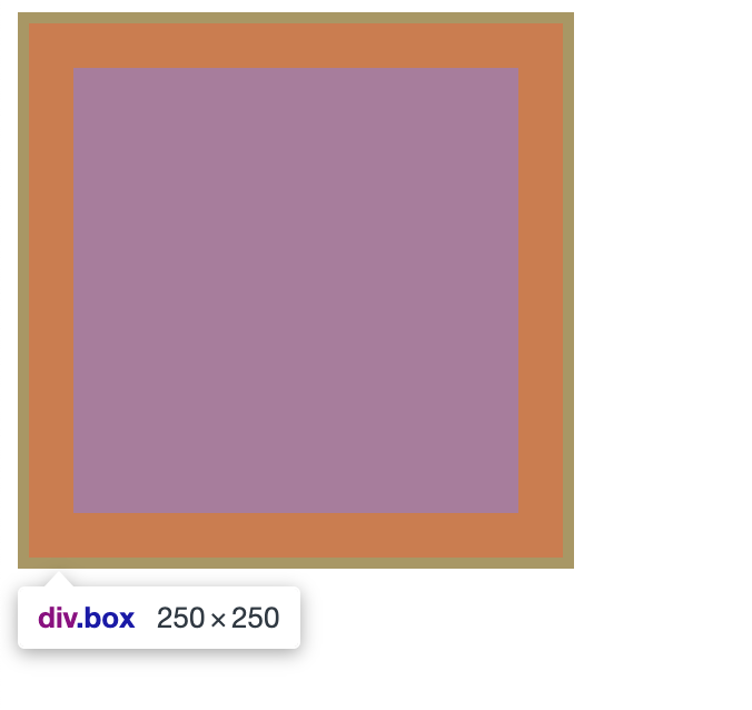 Пример рамки с размером 250х250 пикселей