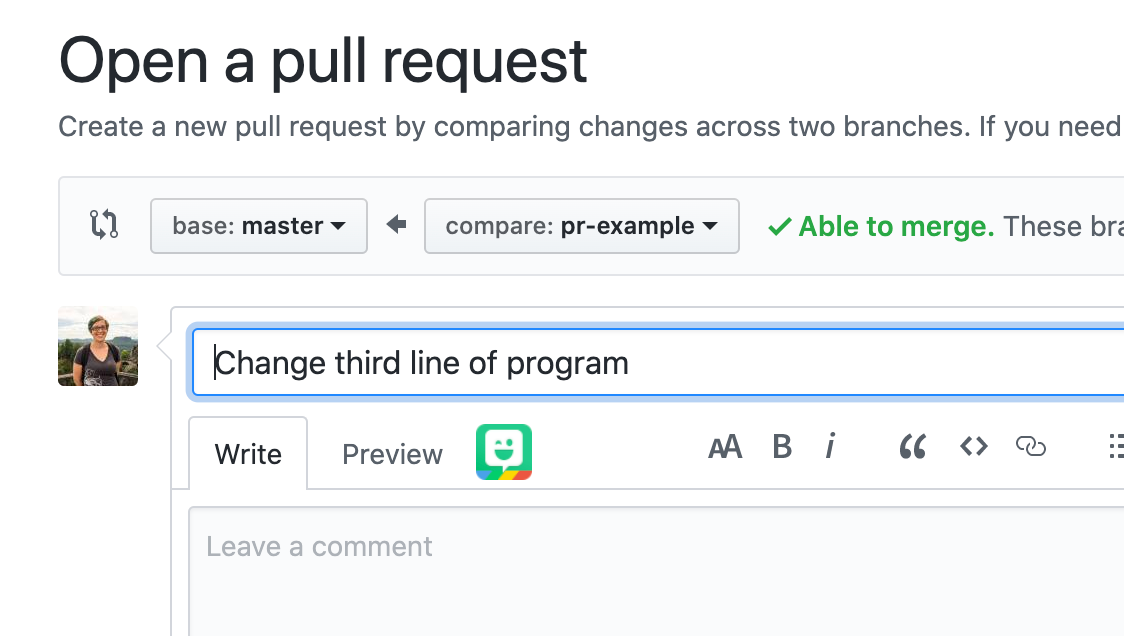 Создание Pull Requests на GitHub