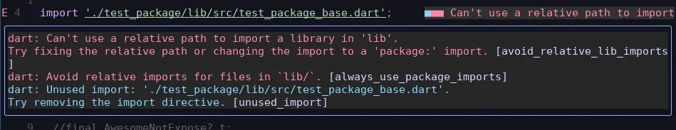 Ошибка при попытке относительного импорта файла внутри папки src пакета.