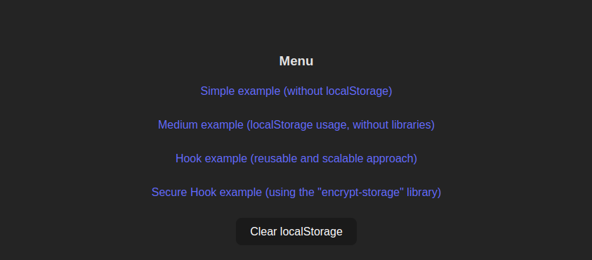Использование localStorage с React Hooks