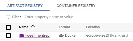 Google рекомендует Artifacts, а не Container Registry, поэтому мы выбираем их.